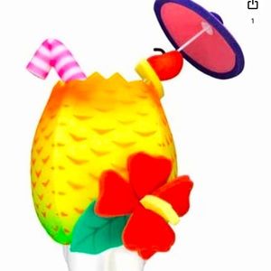 Piña colada foam hat